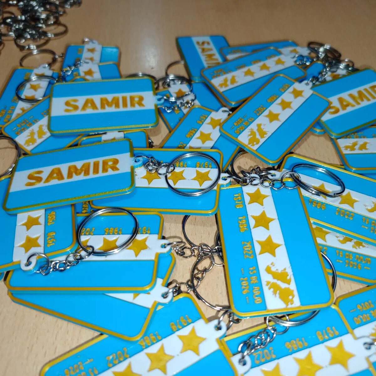 Llaveros Argentina Personalizados impreso en 3D por Impresiones 3D Angus